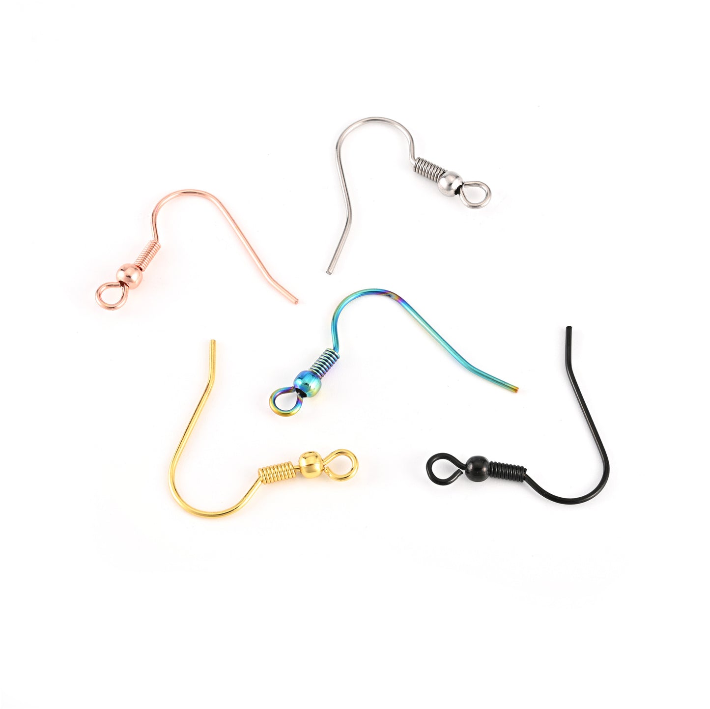 30pcs Crochets de Boucle D'Oreille Chirurgicaux Acier Inoxydable