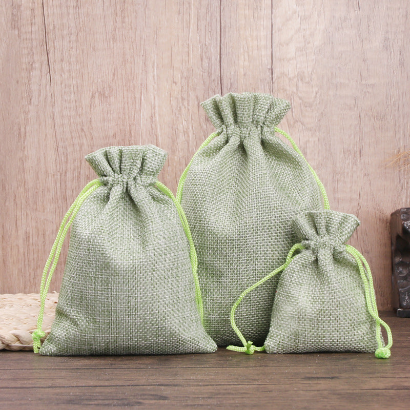 Sac en Tissu Petit Sac Cadeau Avec Cordon Serrage, Pochettes à Bijoux pour Cadeaux