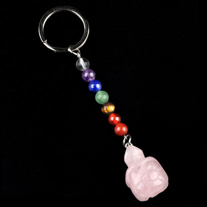 Crystal Keychains Turtle/ Cristal Porte Clef Tortue-Ky1955