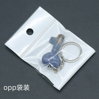 Cristal Porte Clef Coeur Clef-Ky1569