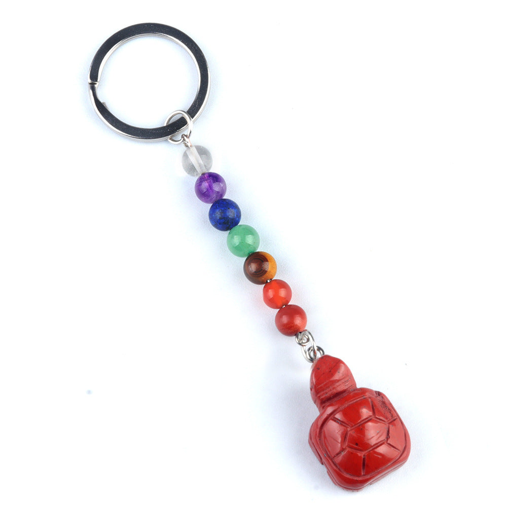 Crystal Keychains Turtle/ Cristal Porte Clef Tortue-Ky1955
