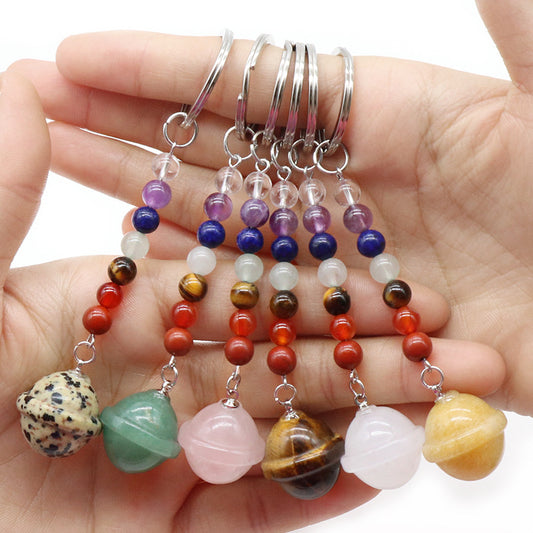 Cristal Porte Clef Planete-Ky1474
