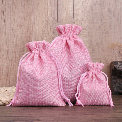 Sac en Tissu Petit Sac Cadeau Avec Cordon Serrage, Pochettes à Bijoux pour Cadeaux