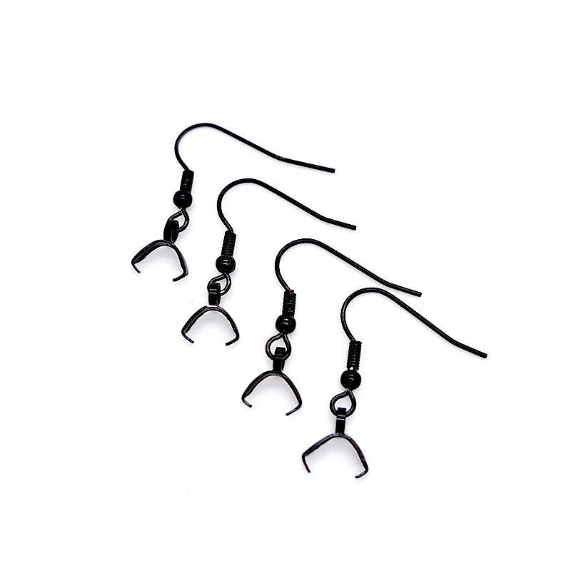 20pcs Crochets de Boucle D'Oreille Chirurgicaux Acier Inoxydable