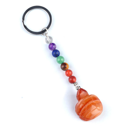 Crystal Keychains Turtle/ Cristal Porte Clef Tortue-Ky1955