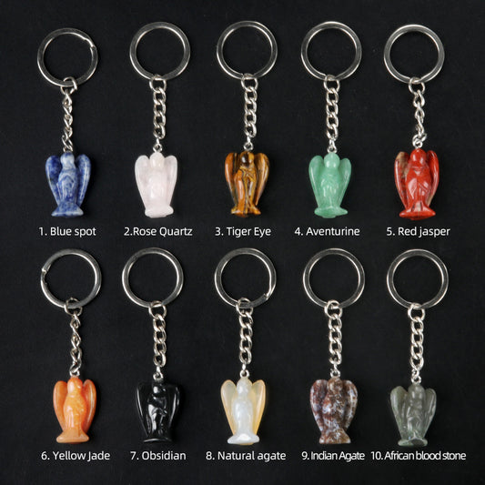 Cristal Porte Clef Ange-Ky1172