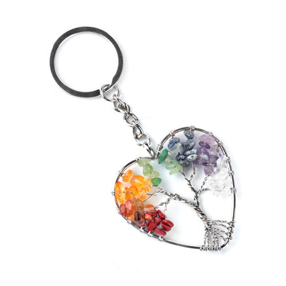 Cristal Porte Clef arbre de vie-Ky1101