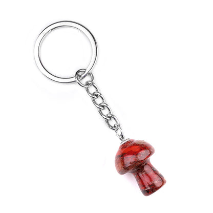 Cristal porte clef champignon-Ky1324