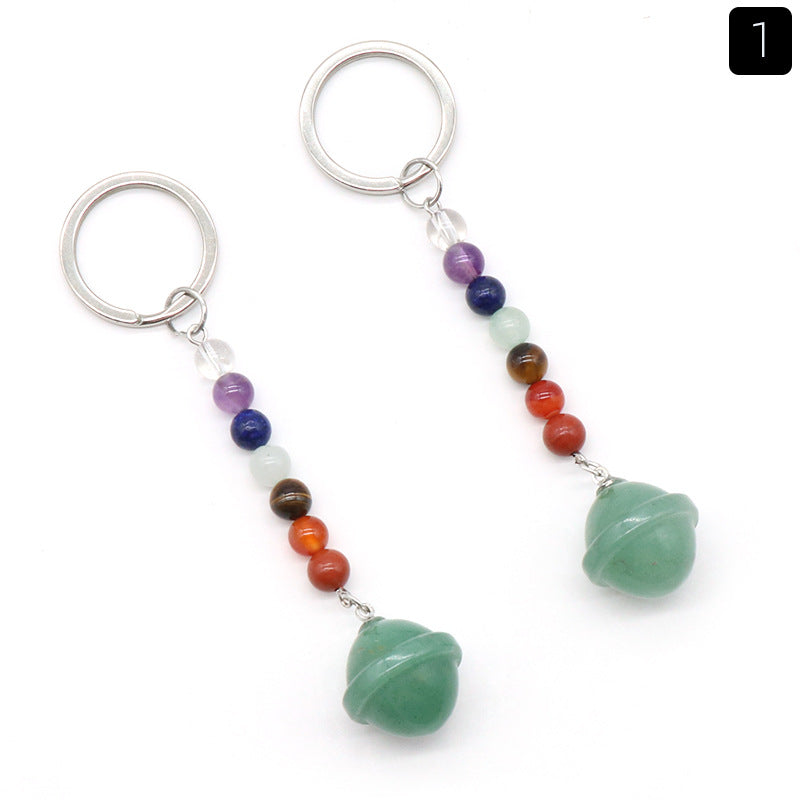 Cristal Porte Clef Planete-Ky1474