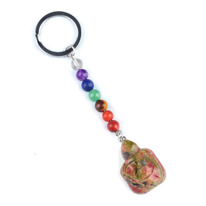 Crystal Keychains Turtle/ Cristal Porte Clef Tortue-Ky1955