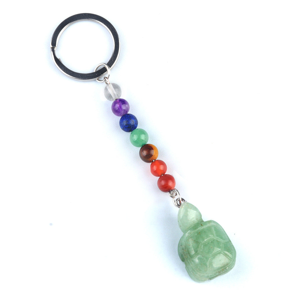 Crystal Keychains Turtle/ Cristal Porte Clef Tortue-Ky1955