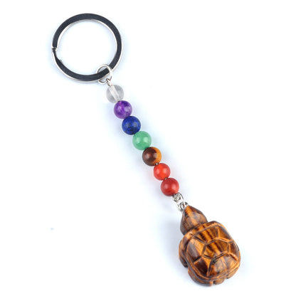 Crystal Keychains Turtle/ Cristal Porte Clef Tortue-Ky1955