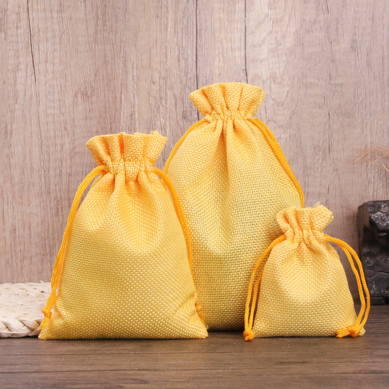 Sac en Tissu Petit Sac Cadeau Avec Cordon Serrage, Pochettes à Bijoux pour Cadeaux
