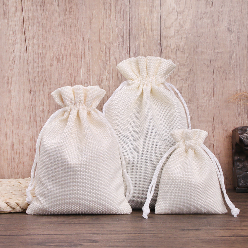 Sac en Tissu Petit Sac Cadeau Avec Cordon Serrage, Pochettes à Bijoux pour Cadeaux