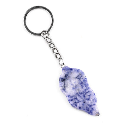 Cristal Porte Clef Feuille-Ky2073