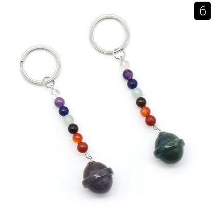 Cristal Porte Clef Planete-Ky1474