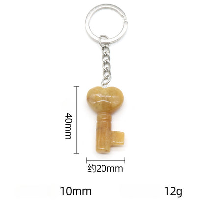 Cristal Porte Clef Coeur Clef-Ky1569