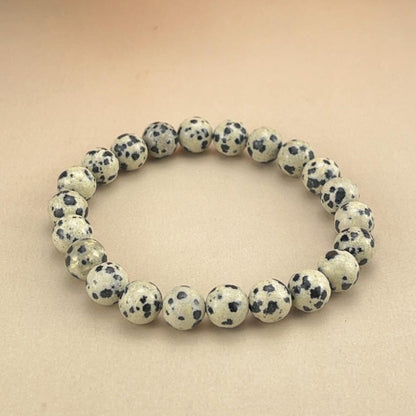 Dalmation Jasper Crystal Bracelets Handmade Healing Crystal Crafts Gemstone Bracelet