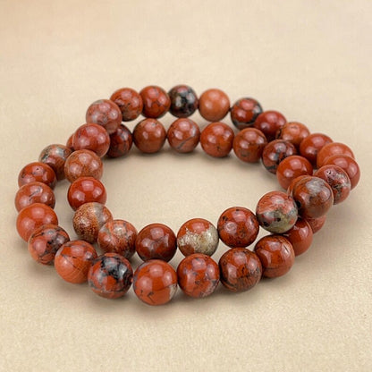 Red Jasper Crystal Bracelets Handmade Healing Crystal Crafts Gemstone Bracelet