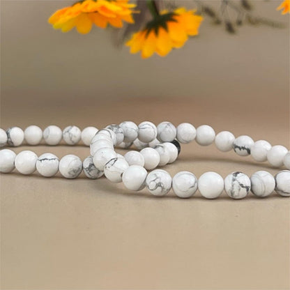 White Howlite Crystal Bracelets Handmade Healing Crystal Crafts Gemstone Bracelet