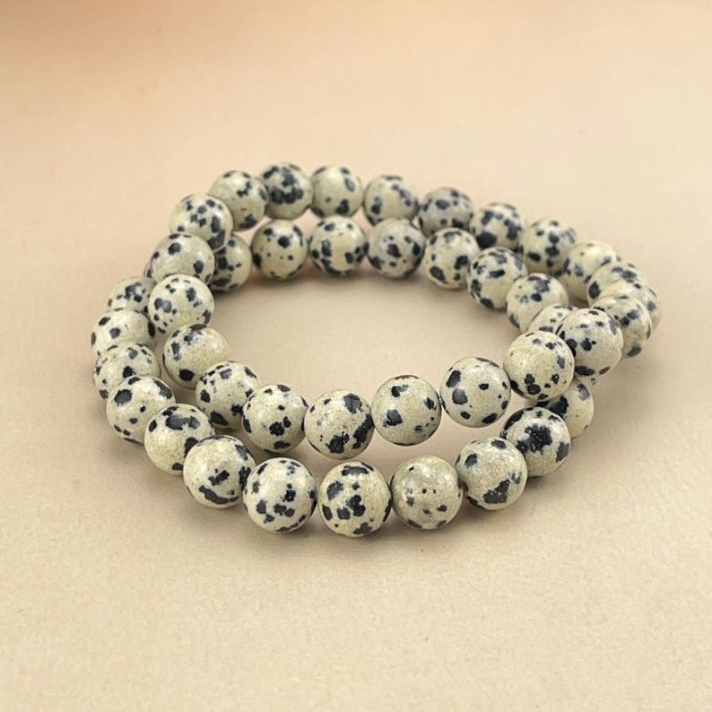 Dalmation Jasper Crystal Bracelets Handmade Healing Crystal Crafts Gemstone Bracelet