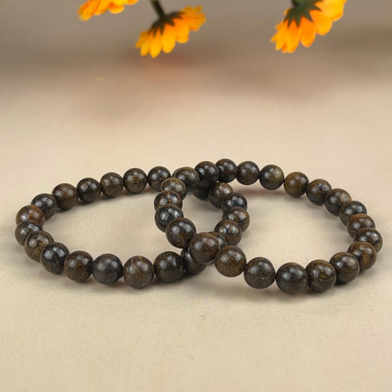 Bronzite Crystal Bracelets Healing Crystal Crafts Gemstone Bracelet