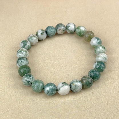 Tree Agate Crystal Bracelets Healing Crystal Crafts Gemstone Bracelet