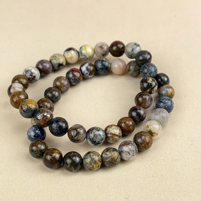 【Bracelet】6/8/10MM Pietersite Crystal Bracelets Healing Crystal Crafts Gemstone Bracelet