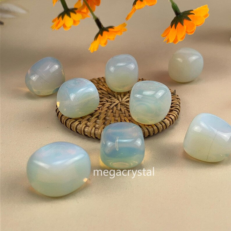 Opalite Tumbles Stones Crystal Tumbles Healing Crystal