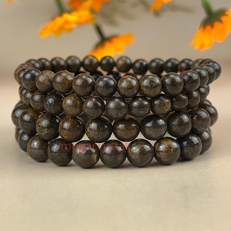 Bronzite Crystal Bracelets Healing Crystal Crafts Gemstone Bracelet