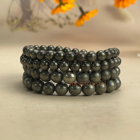 Natural Pyrite Crystal Bracelets Healing Crystal Crafts Gemstone Bracelet