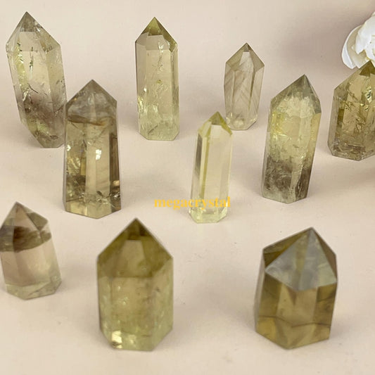 Natural Citrine Towers Healing Crystal Crafts Crystal Points