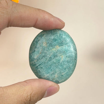 Natural Amazonite Palm Stones Healing Crystal Crafts Amazonite Palms Gemstones